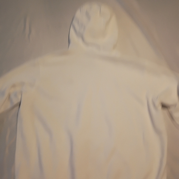 Nike White Pullover Hoodie With Embroidered Nike Logo - Picture 6 of 7